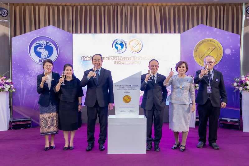 PRESS RELEASE Kasemrad International Hospital Vientiane Celebrates Its Achievement of International JCI Accreditation 12 November 2025, Vientiane Capital, Lao PDR 
